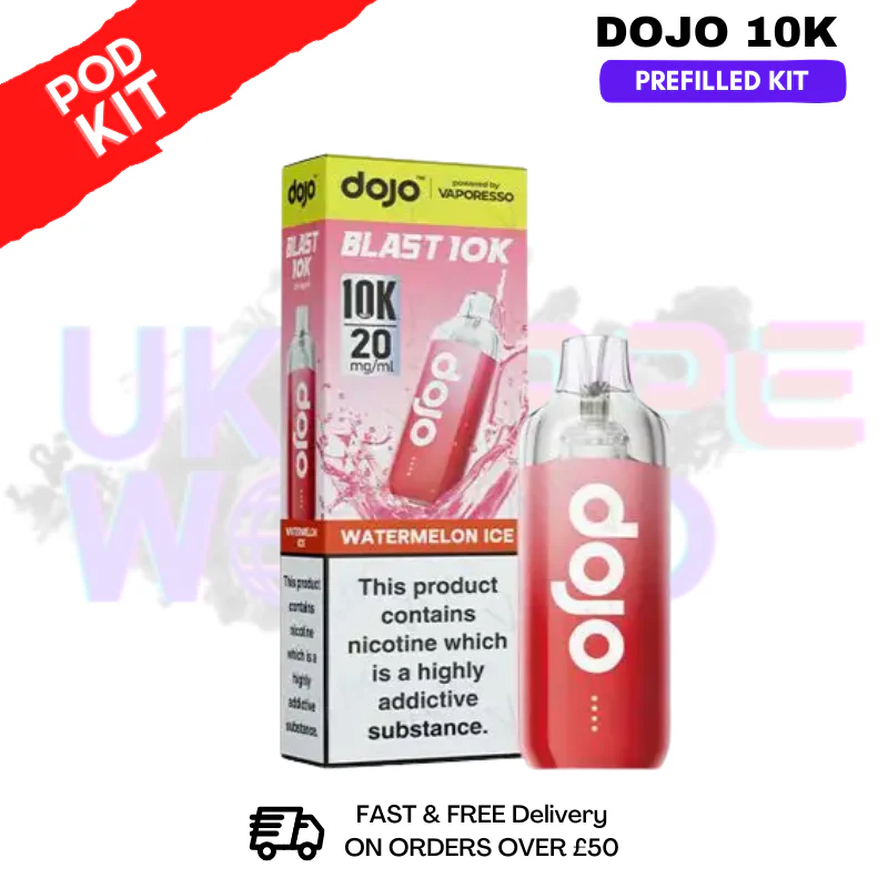 Watermelon ICE Dojo Blast 10K Puff Prefilled Kit
