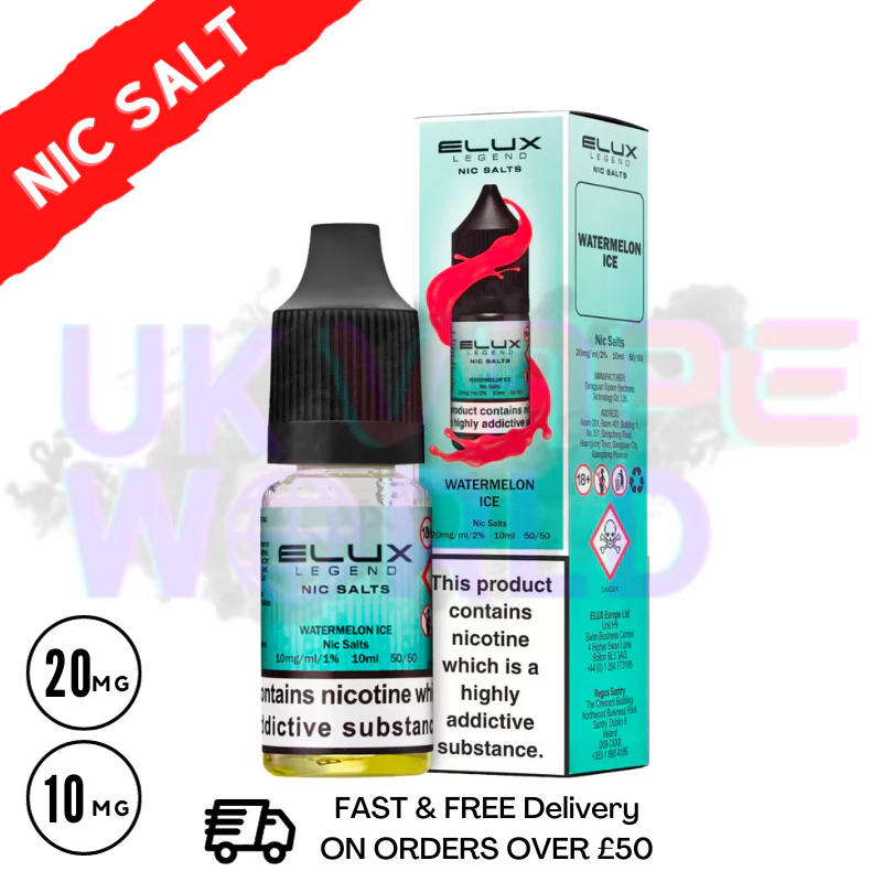 Watermelon ICE Elux Legend Nic Salt 10ML eLiquid