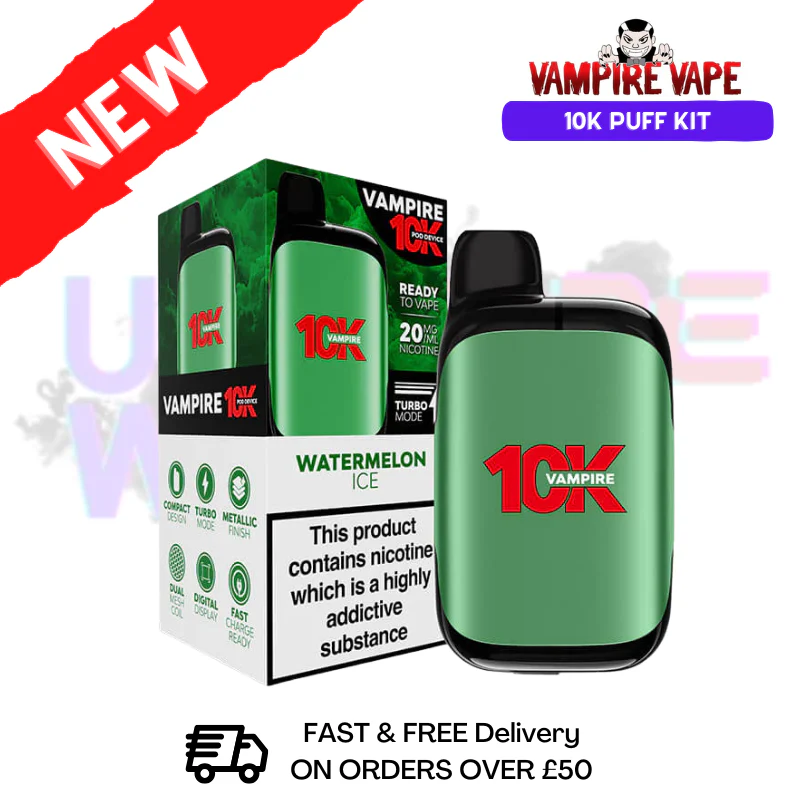 Watermelon Ice Vampire Vape 10K Prefilled Pod Kit