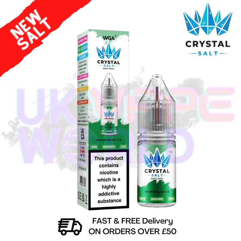 Watermelon Ice WGA Crystal Nic Salt | Nicotine Salts | Lowest Price